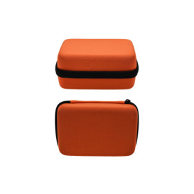 Boite de rangement coquée couleur orange 
